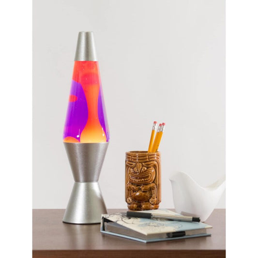 14.5” LAVA Lamp – Yellow/Purple/Silver - US 2705