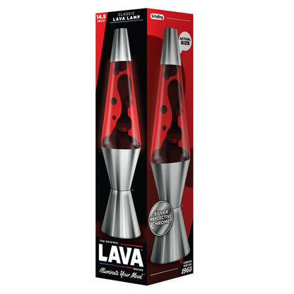 14.5″ Lava Lamp Chrome Plated Crimson - US 1439