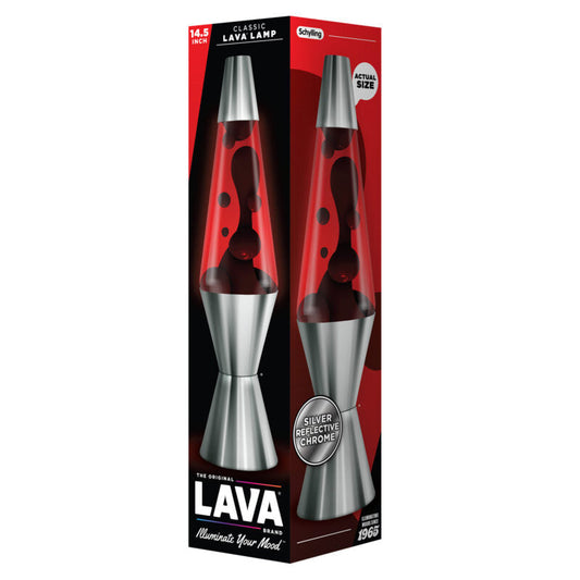 14.5″ Lava Lamp Chrome Plated Crimson - US 1439