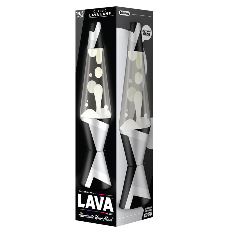 14.5″ Lava Lamp Polygonal White Tone - US 6006