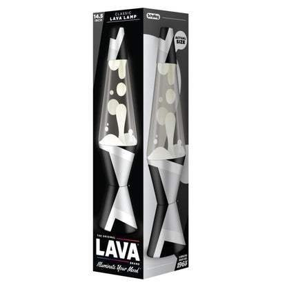 14.5″ Lava Lamp Polygonal White Tone - US 6006
