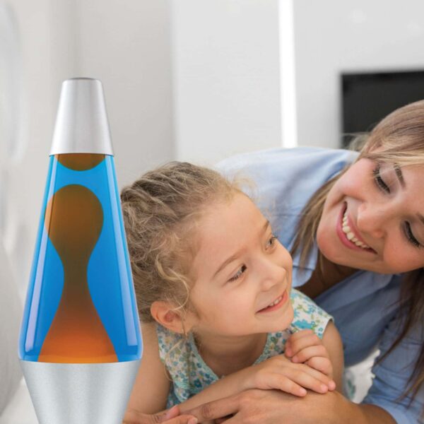 14.5” LAVA Lamp – Orange/Blue/Silver - US 8671