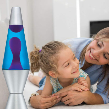 14.5″ LAVA Lamp – Purple/Blue/Silver - US 7308