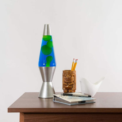 14.5” LAVA Lamp – Yellow/Blue/Silver - US 3487