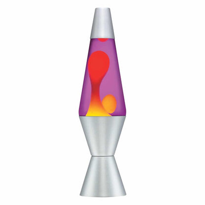 14.5” LAVA Lamp – Yellow/Purple/Silver - US 2705