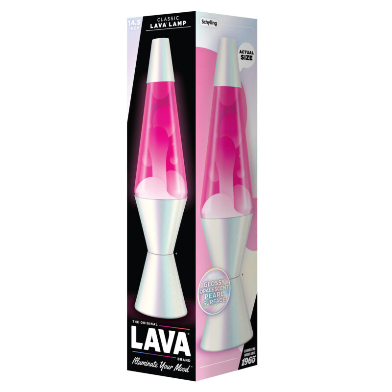 14.5″ Lava Lamp Opalescent Pearl - US 3223