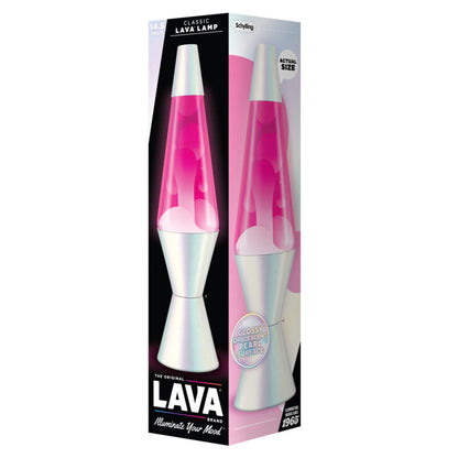 14.5″ Lava Lamp Opalescent Pearl - US 3223