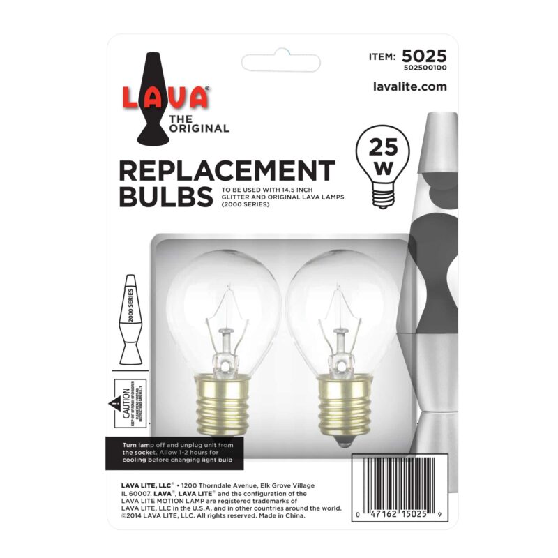 25W LAVA Lamp Light Bulb W/Tray - US 4678