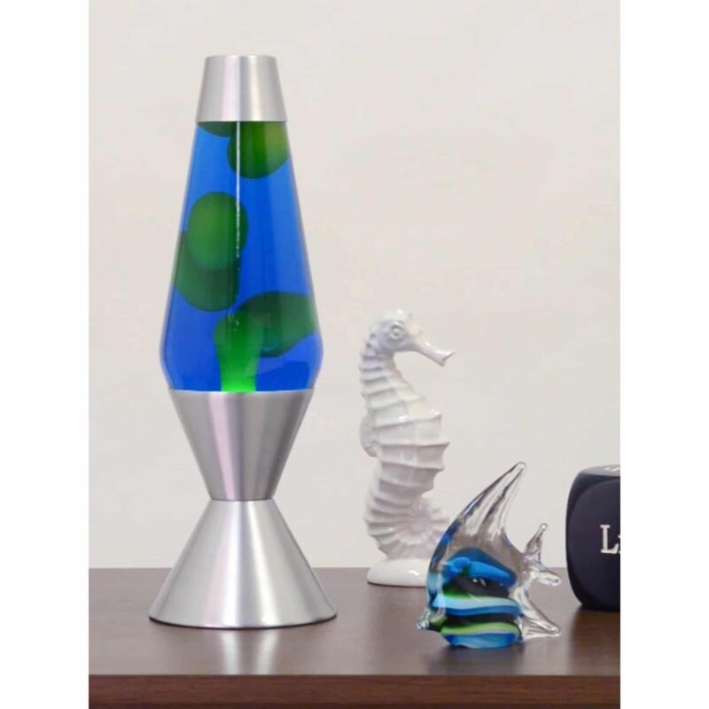 16.3″ LAVA Lamp – Yellow/Blue/Silver - US 1280