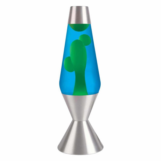 16.3″ LAVA Lamp – Yellow/Blue/Silver - US 1280