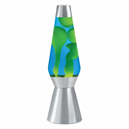 27″ LAVA Lamp Grande – Yellow/Blue/Silver - US 8245