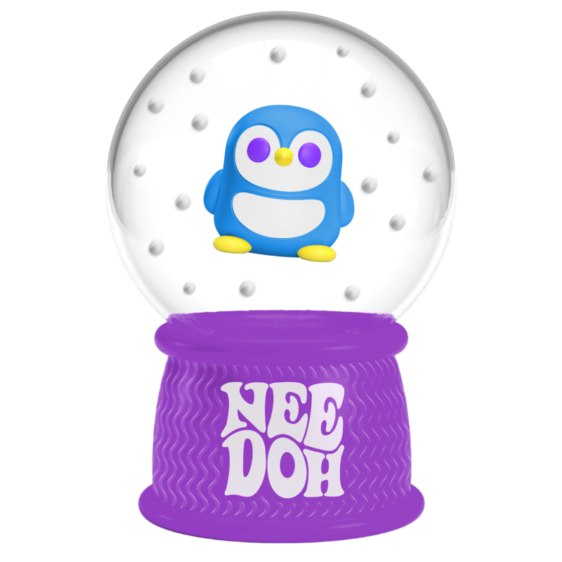 NeeDoh Squish N Flow Snow Globe - US 1538